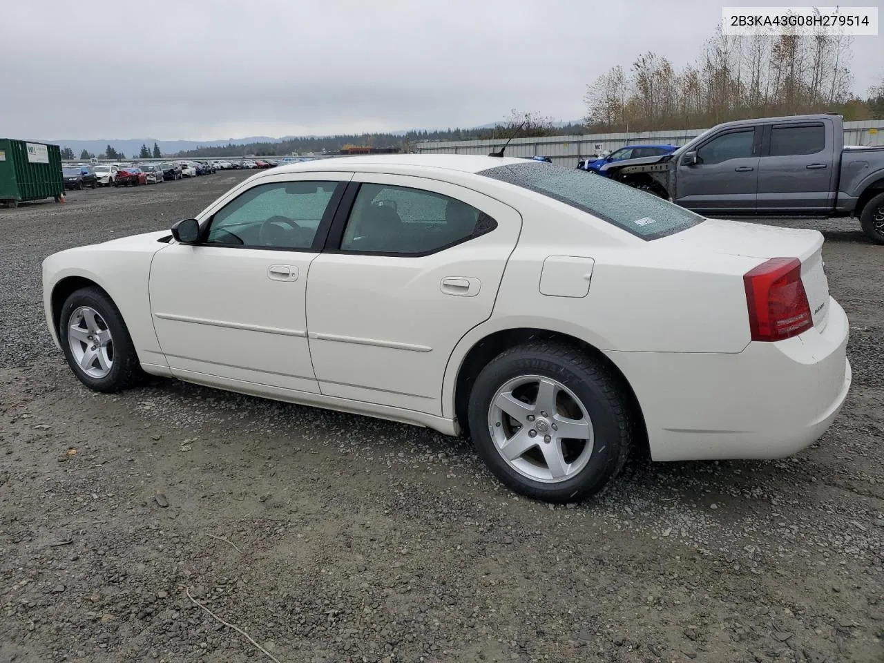 2008 Dodge Charger VIN: 2B3KA43G08H279514 Lot: 78819304