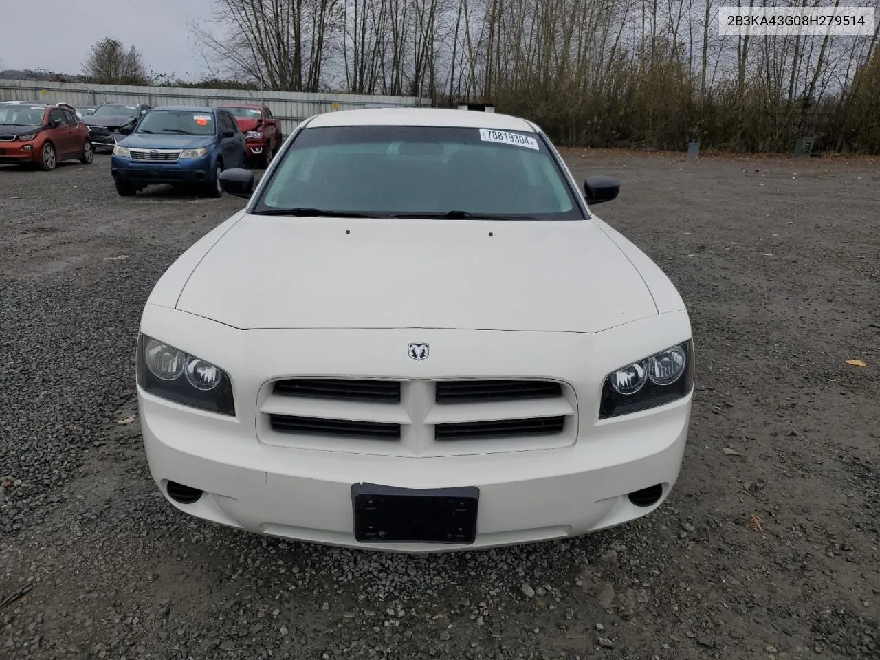 2008 Dodge Charger VIN: 2B3KA43G08H279514 Lot: 78819304