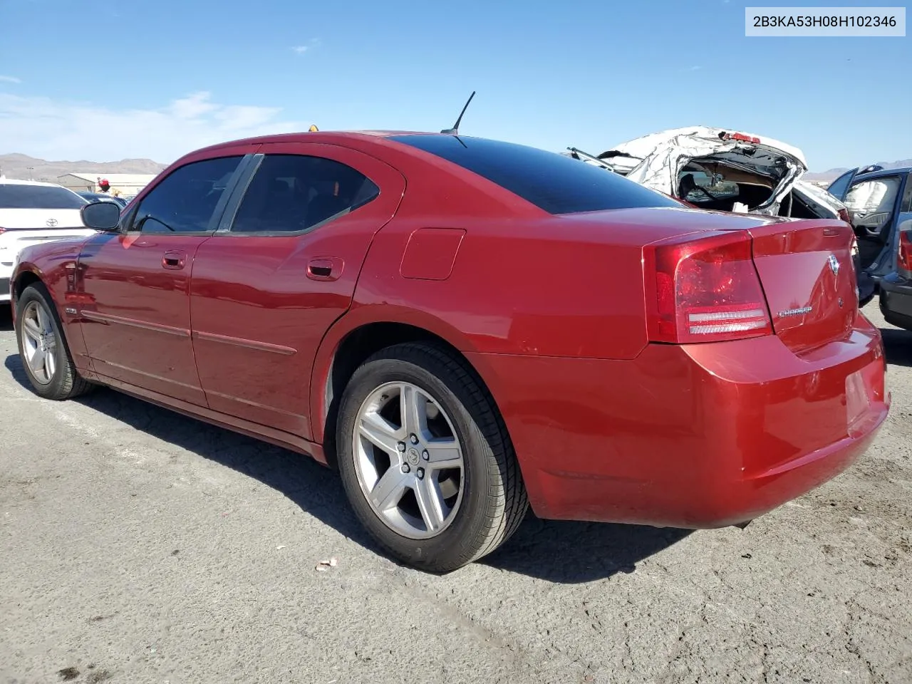 2008 Dodge Charger R/T VIN: 2B3KA53H08H102346 Lot: 78831634