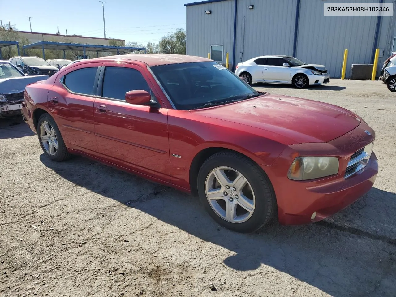 2008 Dodge Charger R/T VIN: 2B3KA53H08H102346 Lot: 78831634