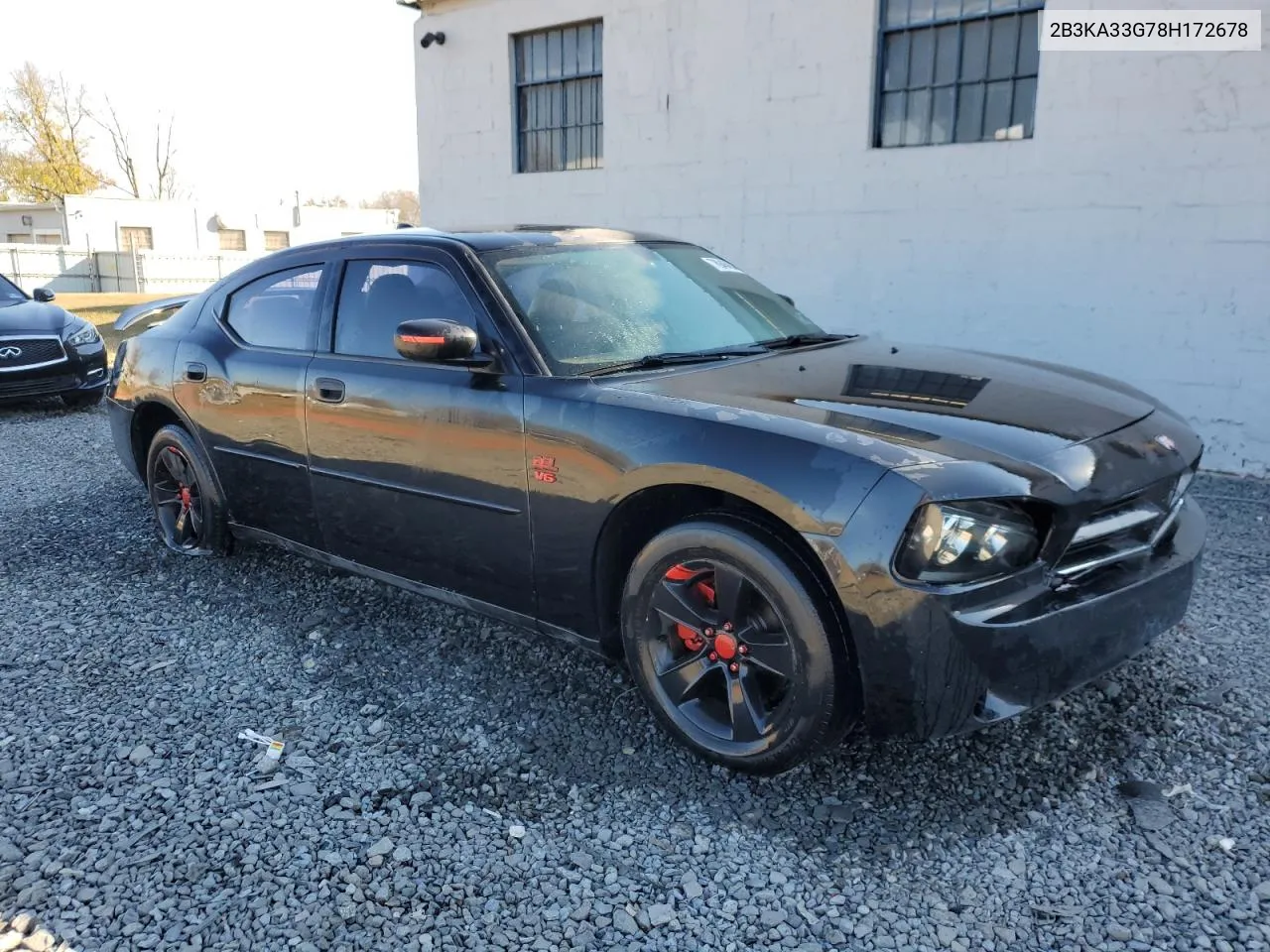 2008 Dodge Charger Sxt VIN: 2B3KA33G78H172678 Lot: 78946454