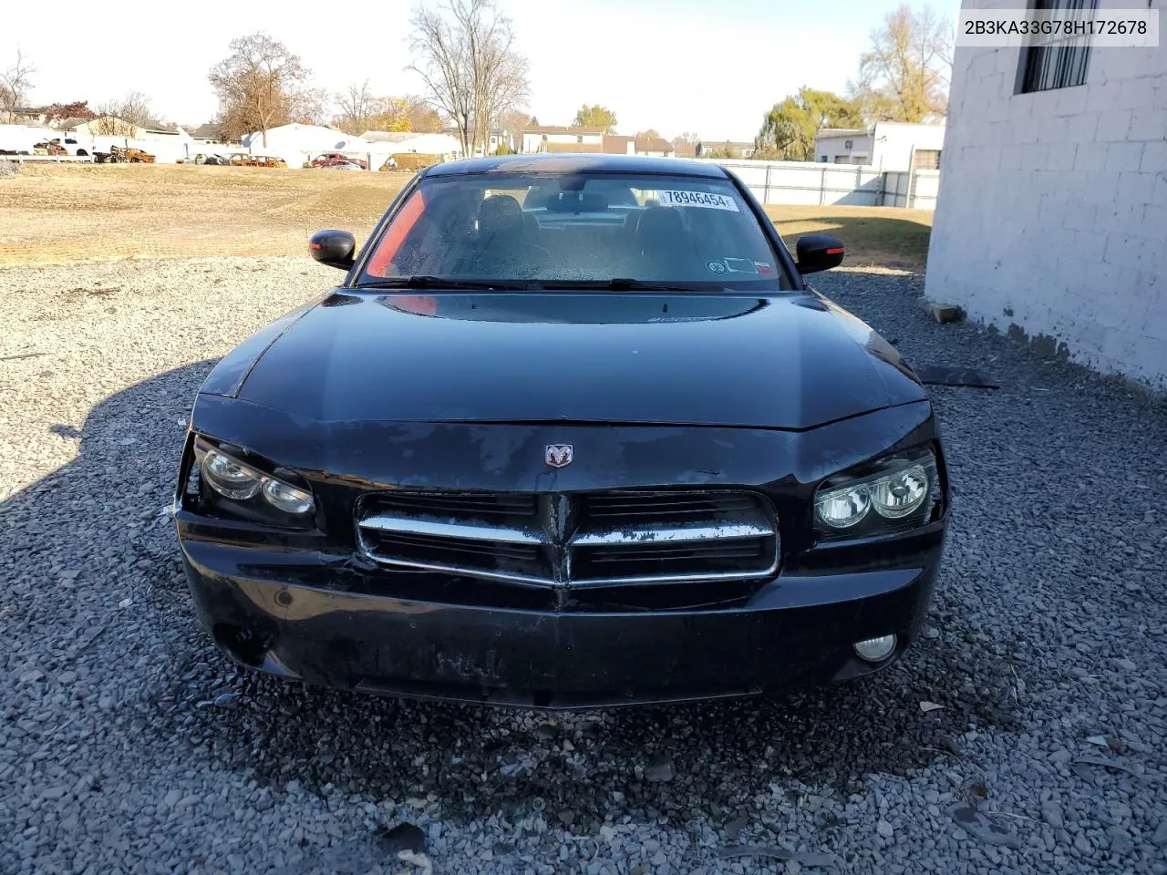 2008 Dodge Charger Sxt VIN: 2B3KA33G78H172678 Lot: 78946454