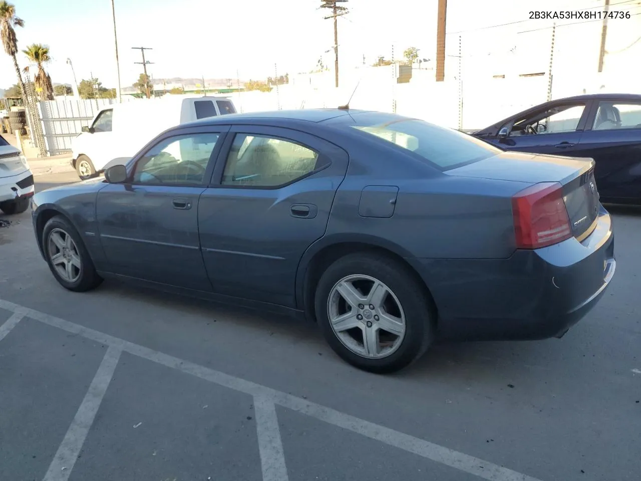 2008 Dodge Charger R/T VIN: 2B3KA53HX8H174736 Lot: 79319064