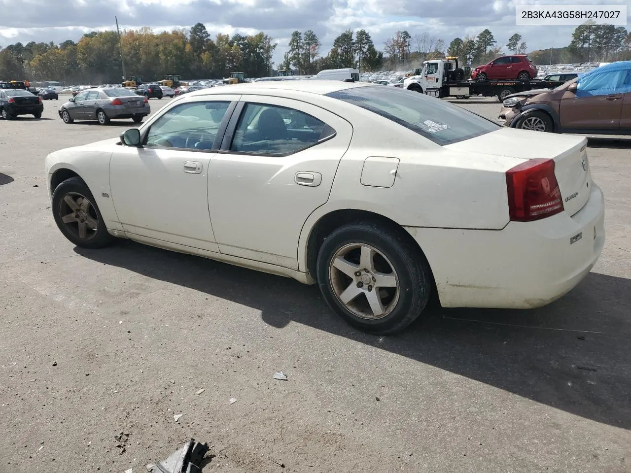 2008 Dodge Charger VIN: 2B3KA43G58H247027 Lot: 79390404