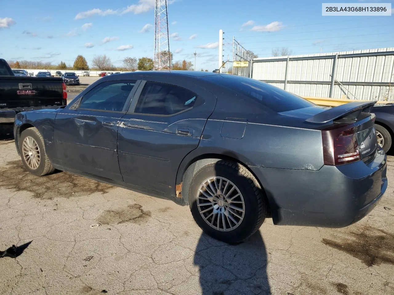 2008 Dodge Charger VIN: 2B3LA43G68H133896 Lot: 80021964