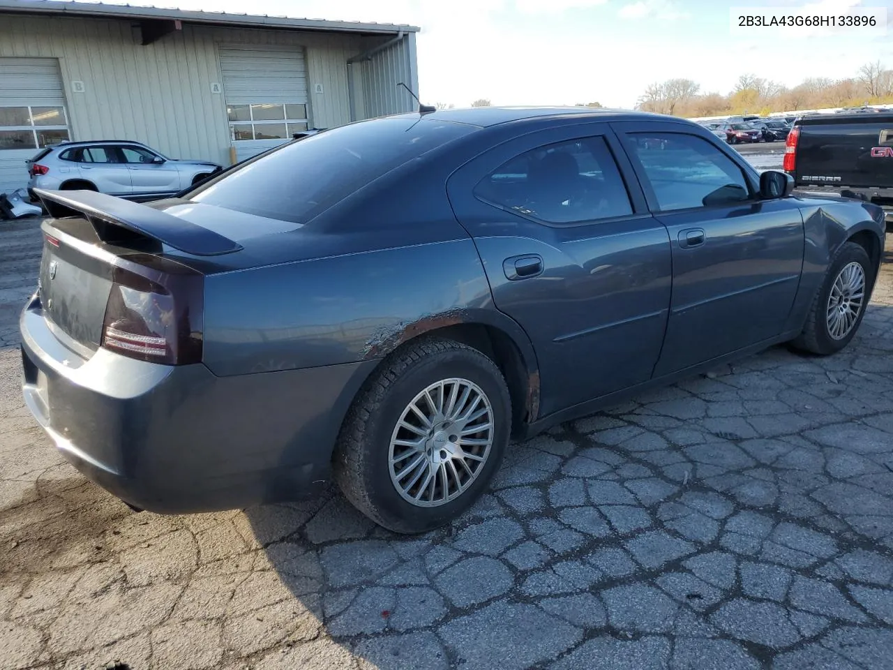 2008 Dodge Charger VIN: 2B3LA43G68H133896 Lot: 80021964