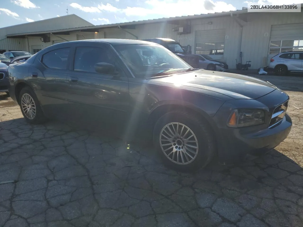 2008 Dodge Charger VIN: 2B3LA43G68H133896 Lot: 80021964