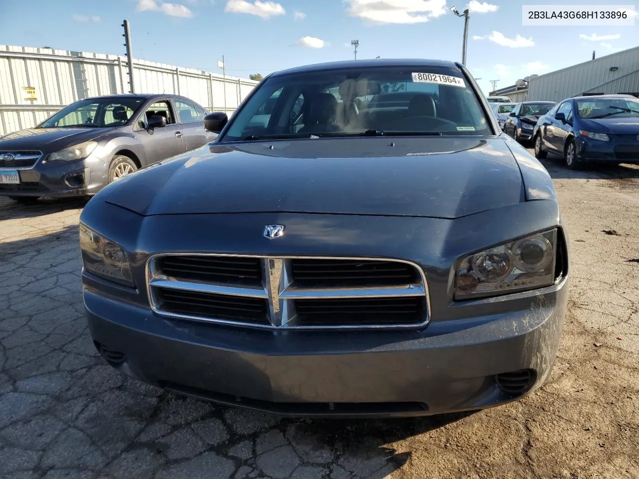 2008 Dodge Charger VIN: 2B3LA43G68H133896 Lot: 80021964