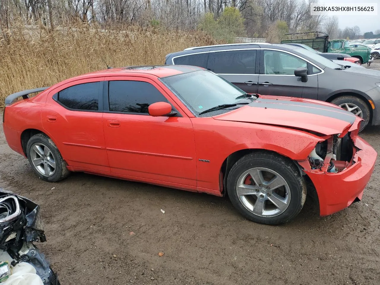 2008 Dodge Charger R/T VIN: 2B3KA53HX8H156625 Lot: 81090324