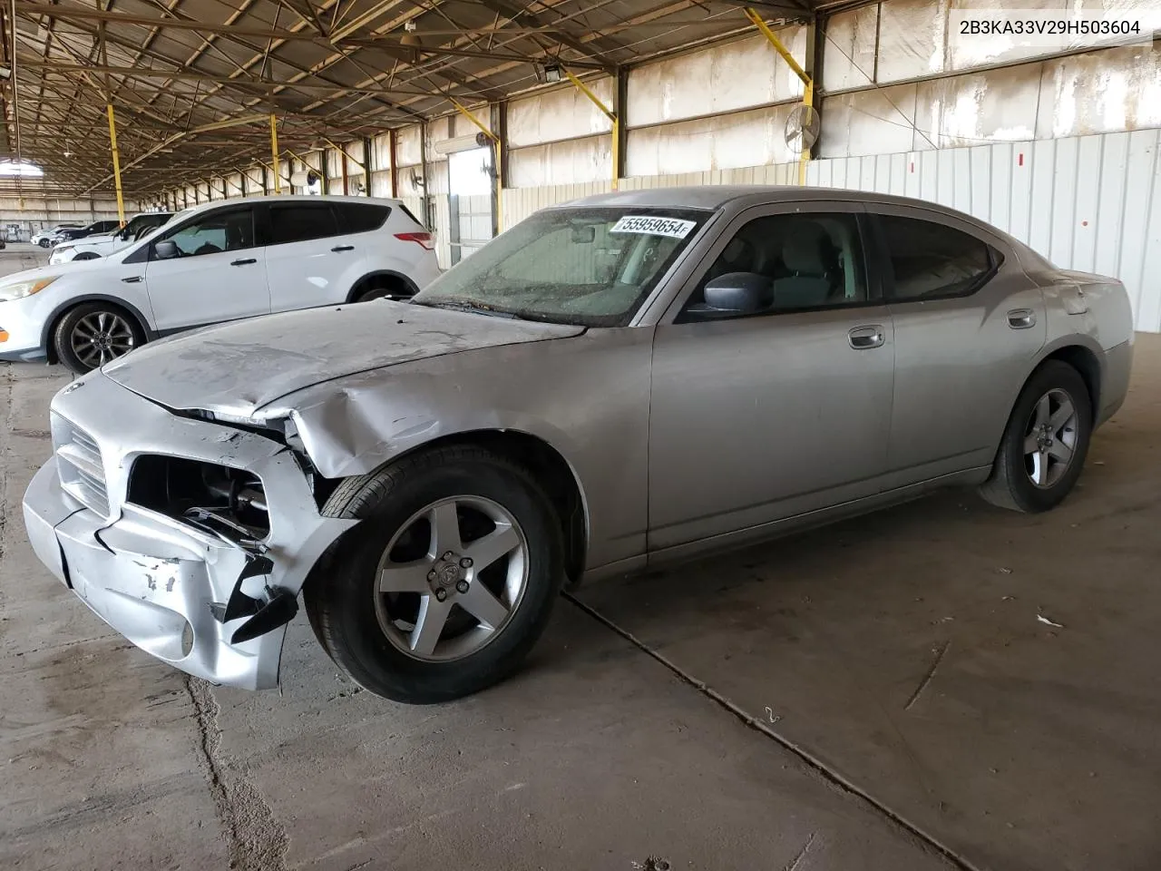 2009 Dodge Charger Sxt VIN: 2B3KA33V29H503604 Lot: 55959654