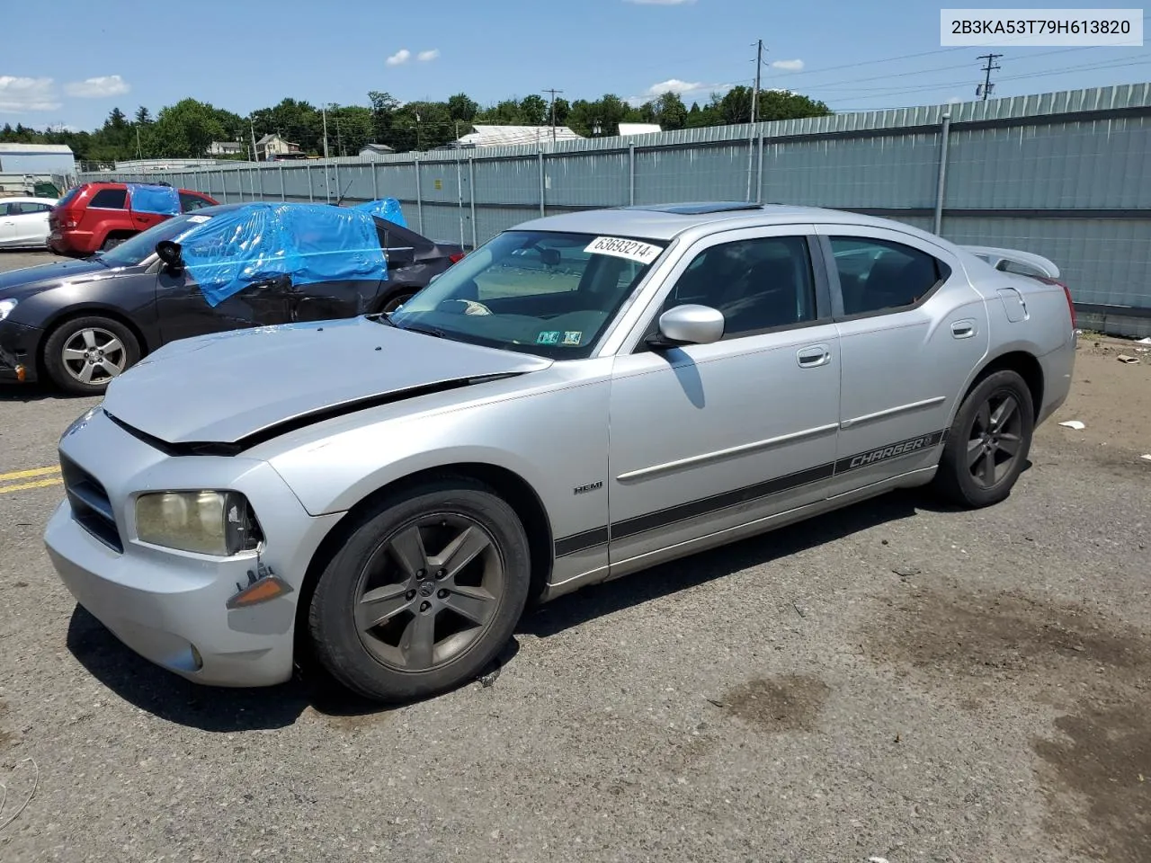 2009 Dodge Charger R/T VIN: 2B3KA53T79H613820 Lot: 63693214