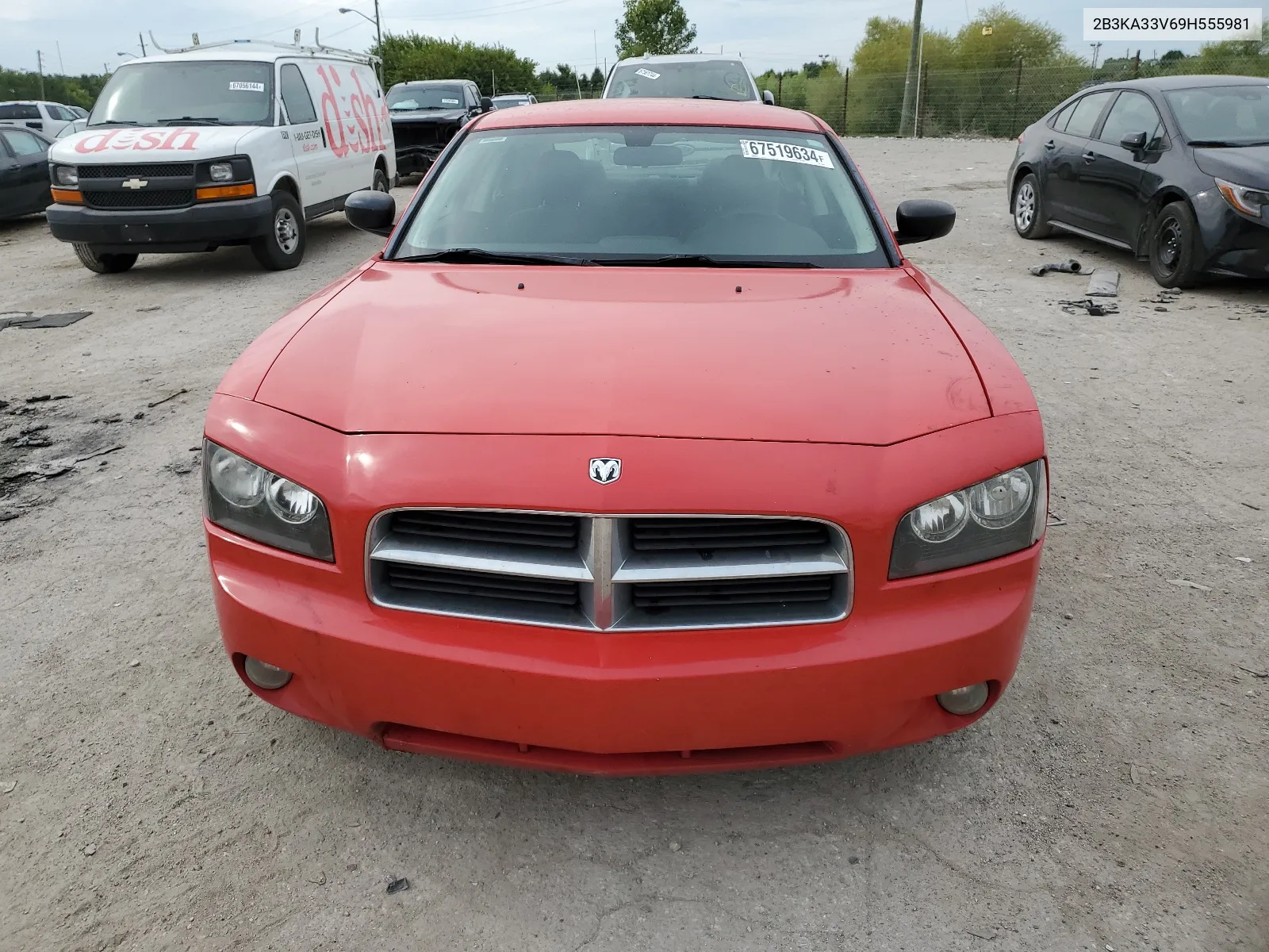 2009 Dodge Charger Sxt VIN: 2B3KA33V69H555981 Lot: 67637834