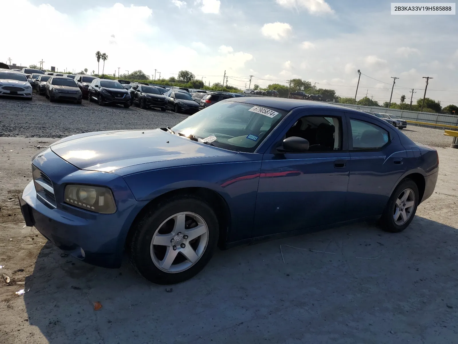 2009 Dodge Charger Sxt VIN: 2B3KA33V19H585888 Lot: 67905874