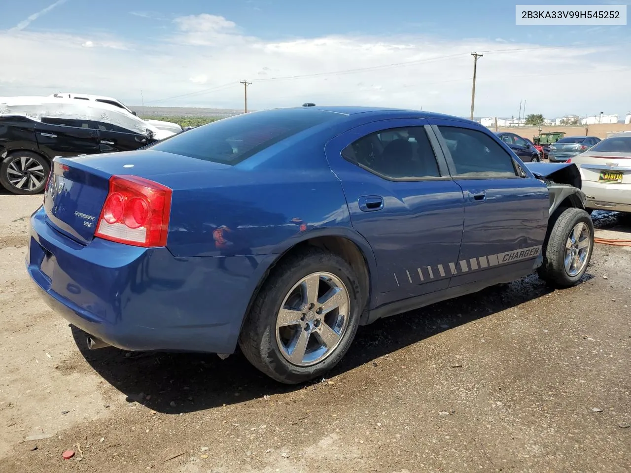 2009 Dodge Charger Sxt VIN: 2B3KA33V99H545252 Lot: 68663374