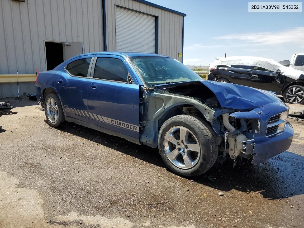 2009 Dodge Charger Sxt VIN: 2B3KA33V99H545252 Lot: 68663374