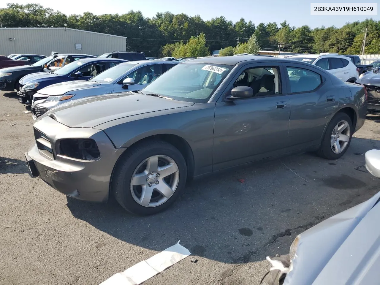 2009 Dodge Charger VIN: 2B3KA43V19H610049 Lot: 70790314