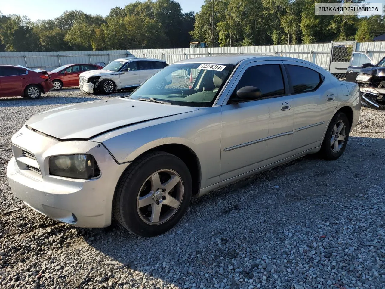 2009 Dodge Charger VIN: 2B3KA43D29H530136 Lot: 72328014