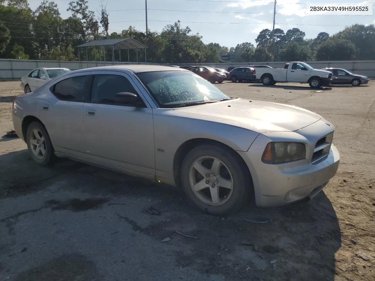 2B3KA33V49H595525 2009 Dodge Charger Sxt