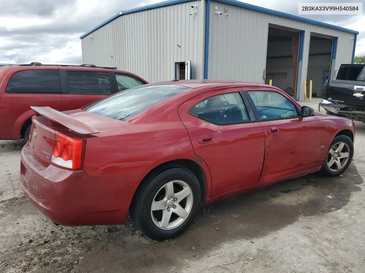 2009 Dodge Charger Sxt VIN: 2B3KA33V99H540584 Lot: 72908314