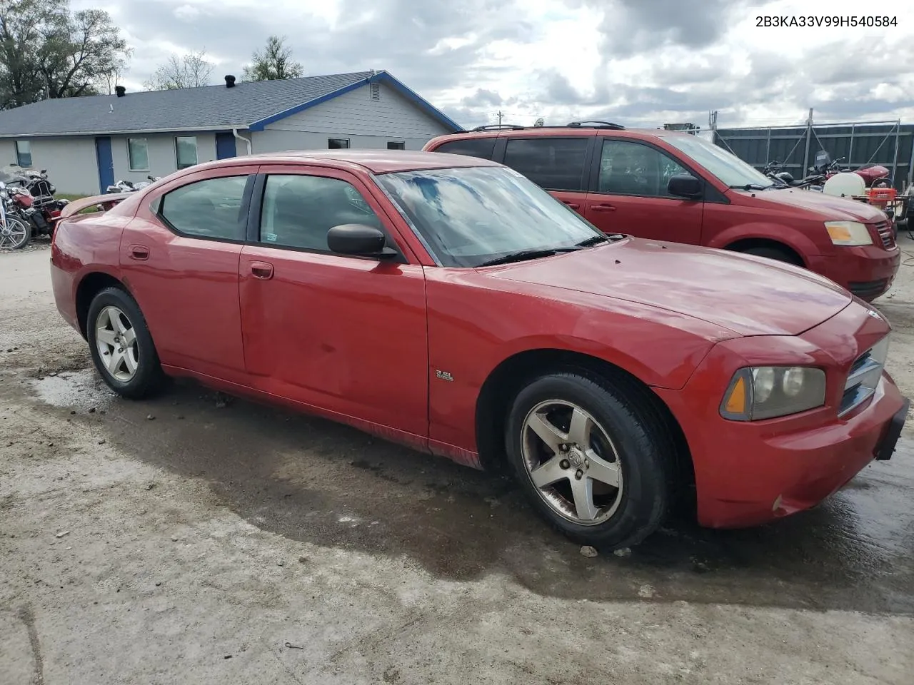 2009 Dodge Charger Sxt VIN: 2B3KA33V99H540584 Lot: 72908314