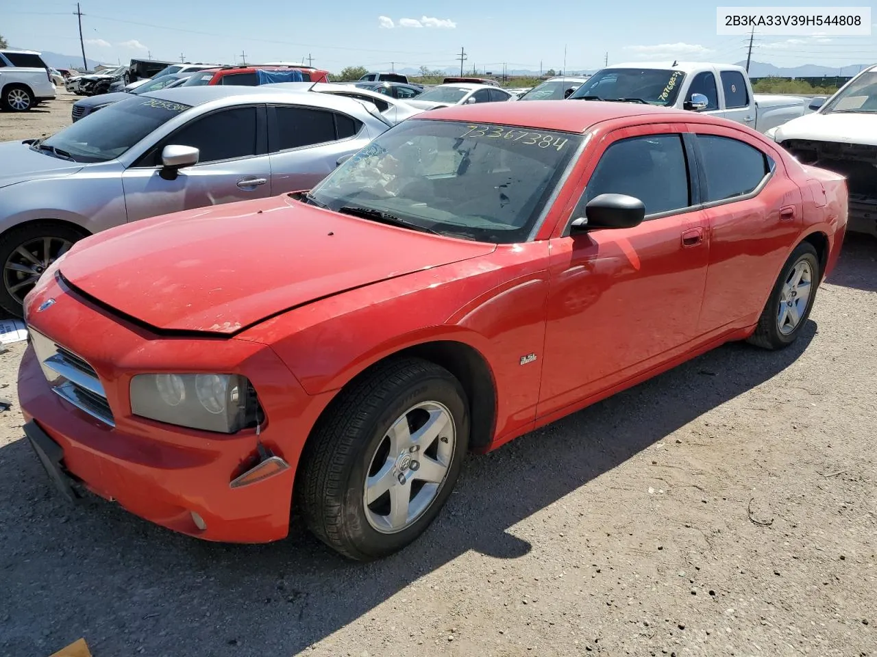 2009 Dodge Charger Sxt VIN: 2B3KA33V39H544808 Lot: 73367384