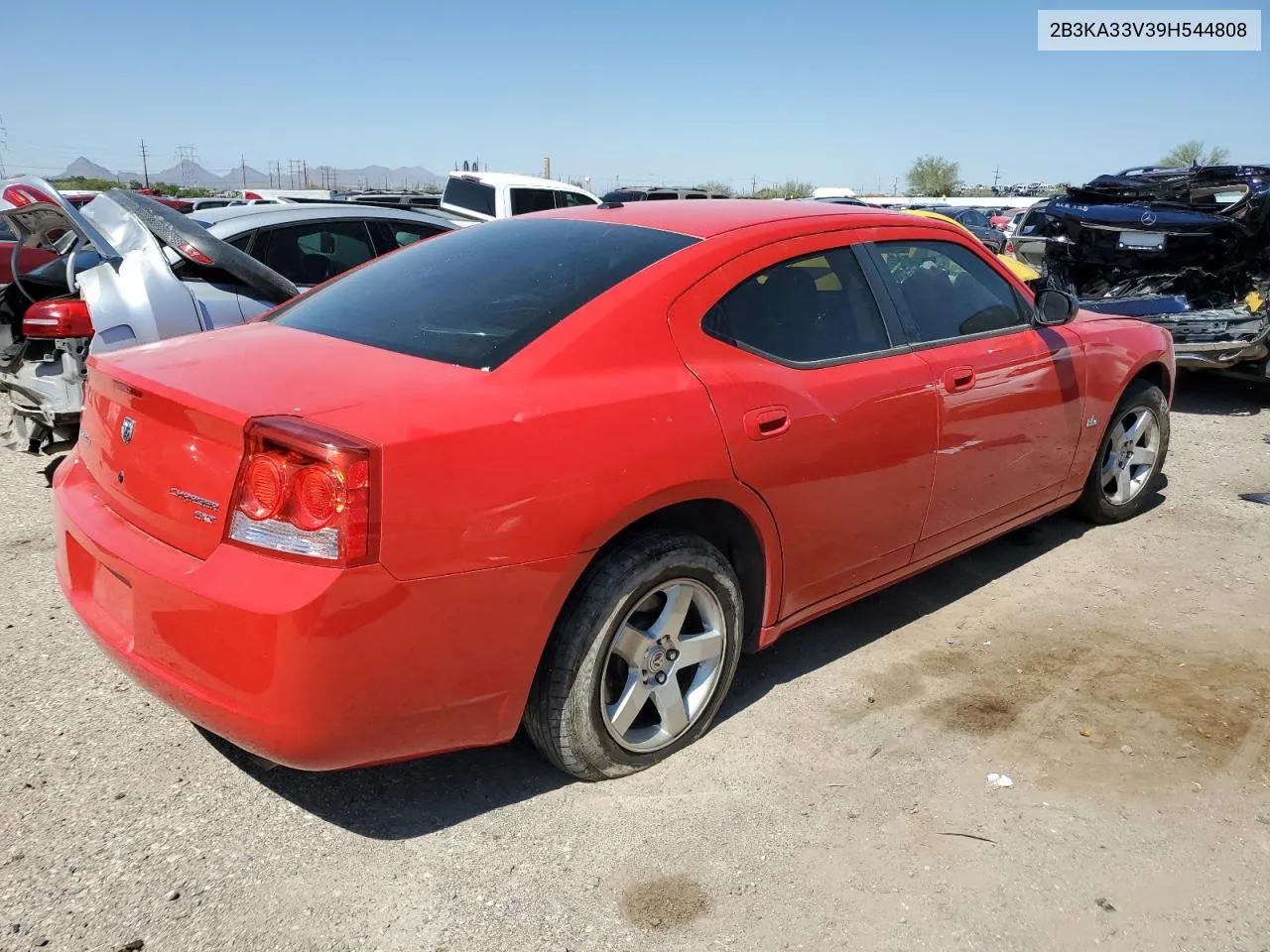 2009 Dodge Charger Sxt VIN: 2B3KA33V39H544808 Lot: 73367384