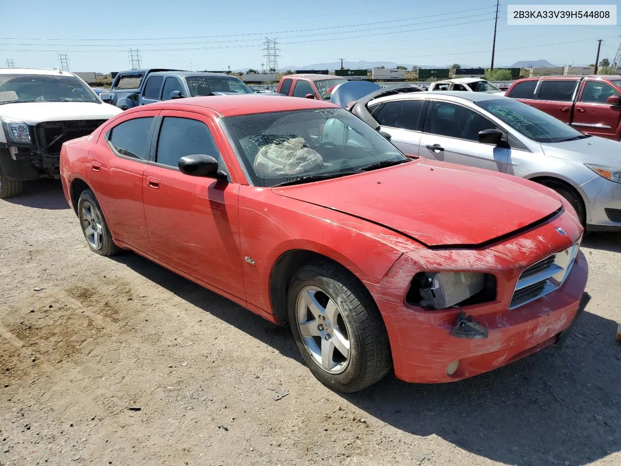 2009 Dodge Charger Sxt VIN: 2B3KA33V39H544808 Lot: 73367384