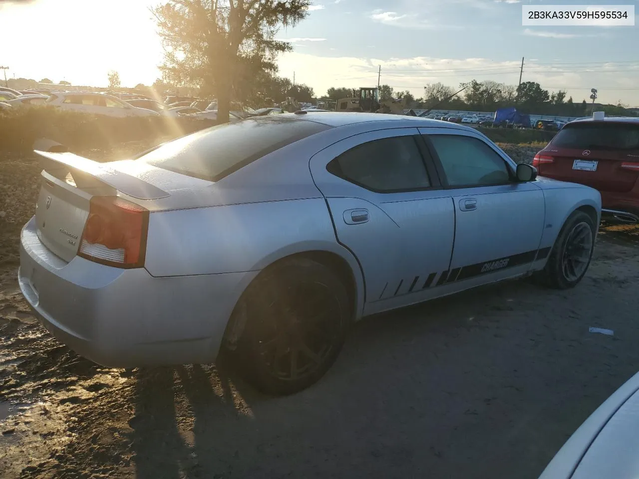 2009 Dodge Charger Sxt VIN: 2B3KA33V59H595534 Lot: 74199504