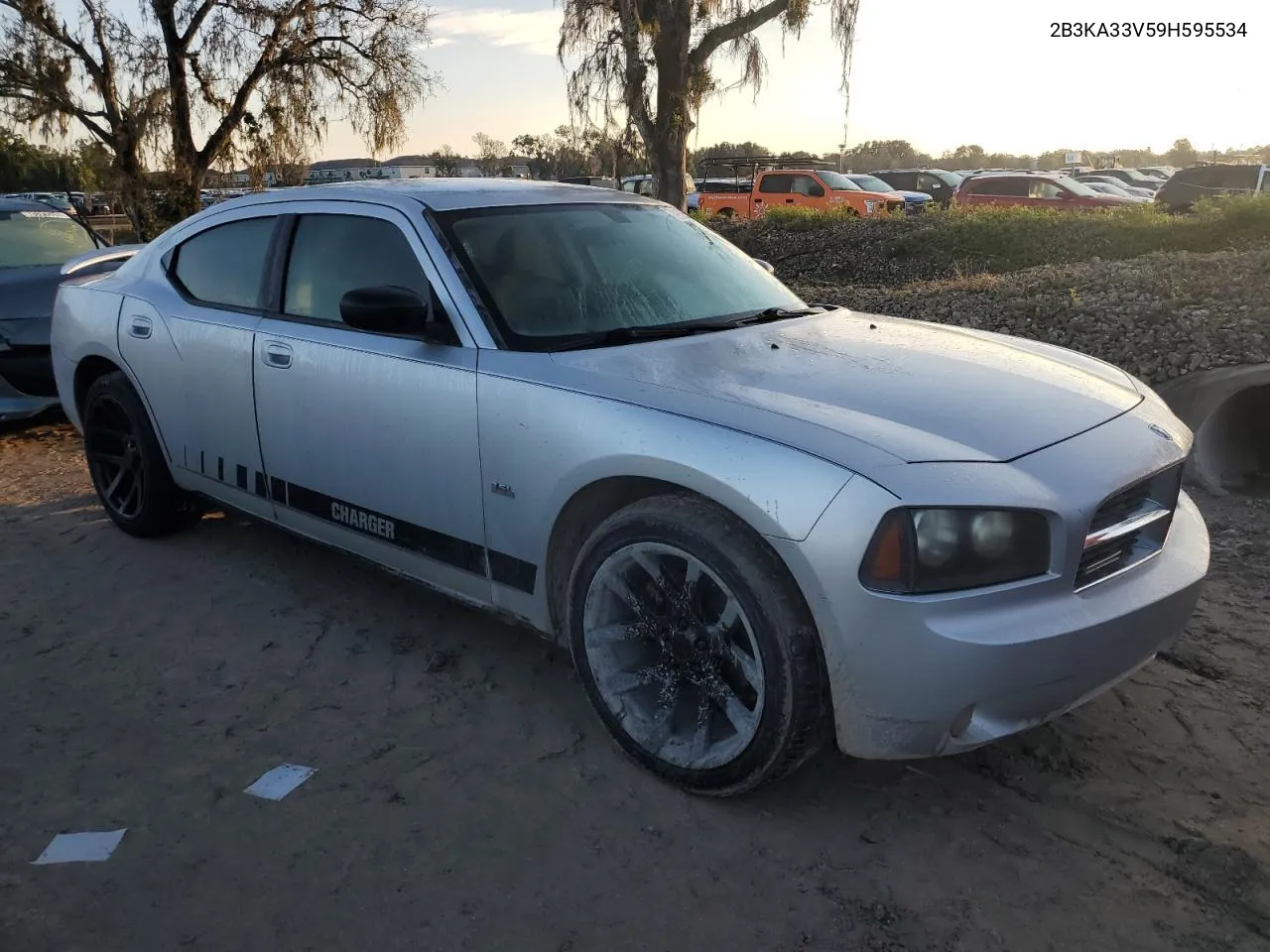 2009 Dodge Charger Sxt VIN: 2B3KA33V59H595534 Lot: 74199504