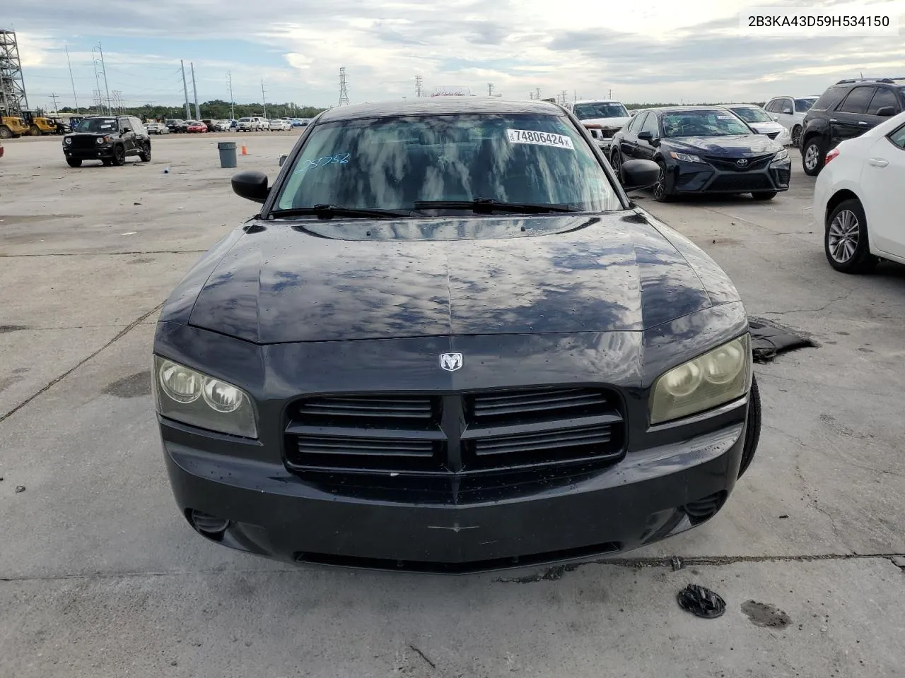 2009 Dodge Charger VIN: 2B3KA43D59H534150 Lot: 74806424