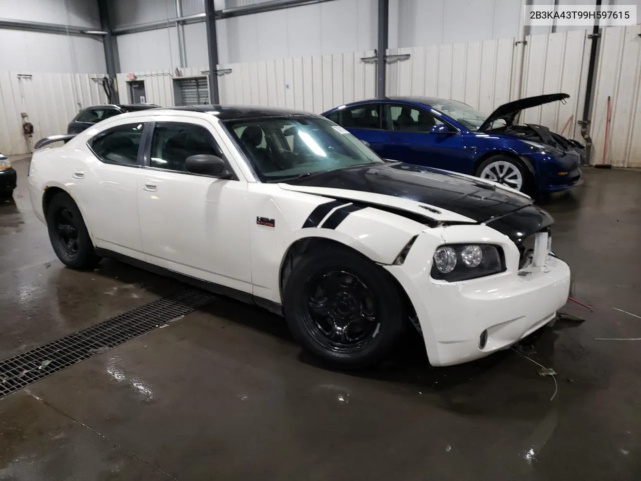 2009 Dodge Charger VIN: 2B3KA43T99H597615 Lot: 75671074