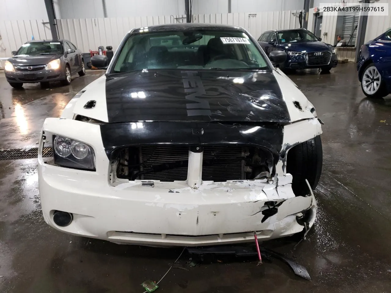 2009 Dodge Charger VIN: 2B3KA43T99H597615 Lot: 75671074