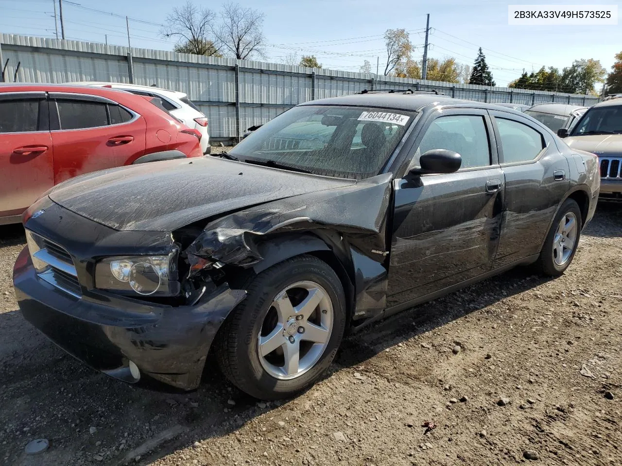 2009 Dodge Charger Sxt VIN: 2B3KA33V49H573525 Lot: 76044134