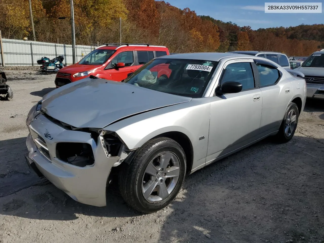 2009 Dodge Charger Sxt VIN: 2B3KA33V09H557337 Lot: 77935504