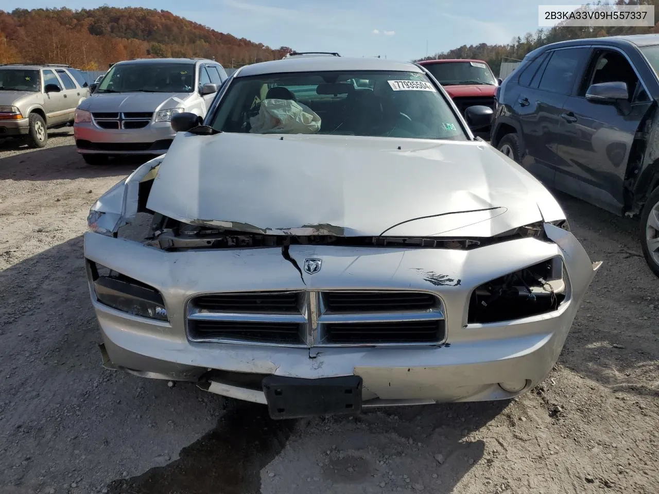 2009 Dodge Charger Sxt VIN: 2B3KA33V09H557337 Lot: 77935504