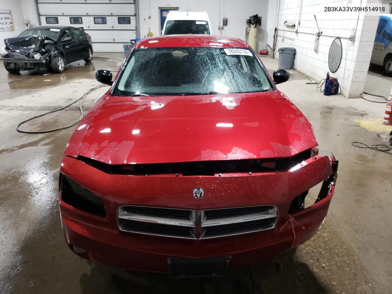 2009 Dodge Charger Sxt VIN: 2B3KA33V39H514918 Lot: 78243114