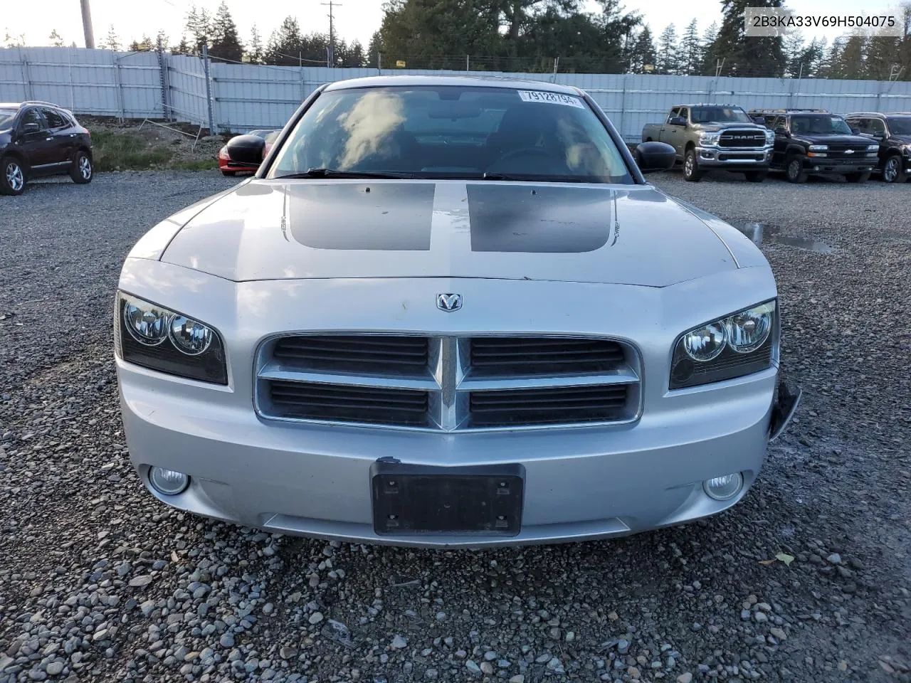 2009 Dodge Charger Sxt VIN: 2B3KA33V69H504075 Lot: 79128794