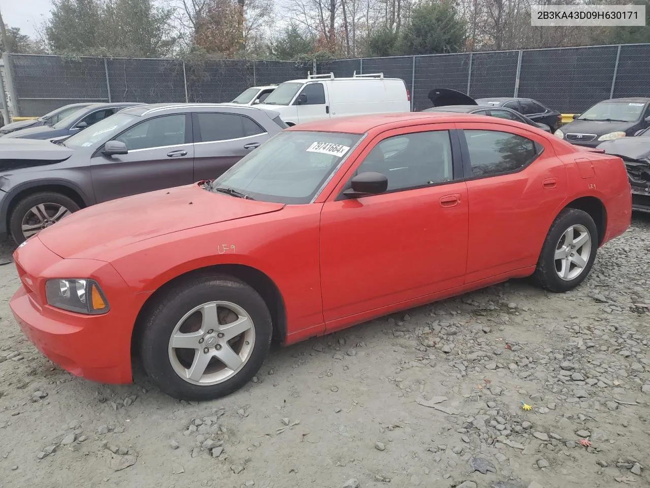 2009 Dodge Charger VIN: 2B3KA43D09H630171 Lot: 79741664