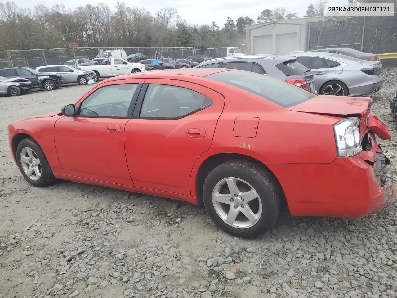 2009 Dodge Charger VIN: 2B3KA43D09H630171 Lot: 79741664