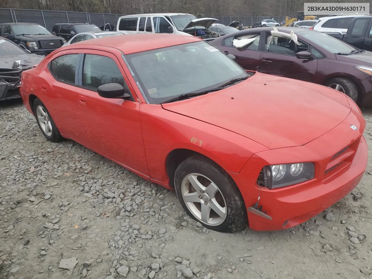 2009 Dodge Charger VIN: 2B3KA43D09H630171 Lot: 79741664