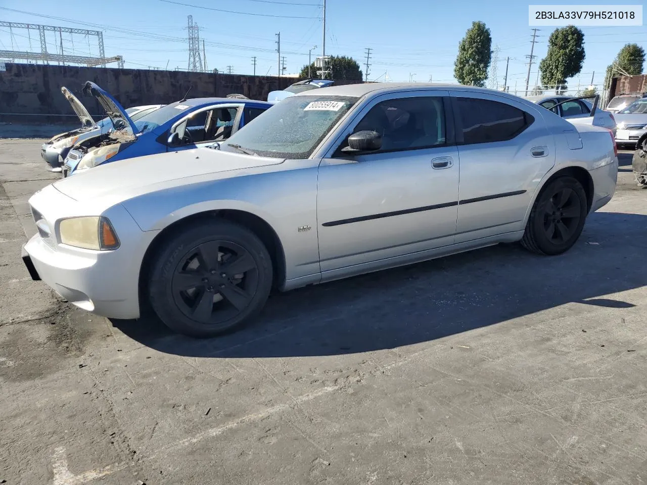 2009 Dodge Charger Sxt VIN: 2B3LA33V79H521018 Lot: 80055914