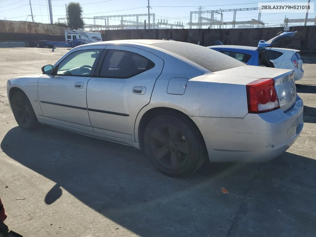 2009 Dodge Charger Sxt VIN: 2B3LA33V79H521018 Lot: 80055914