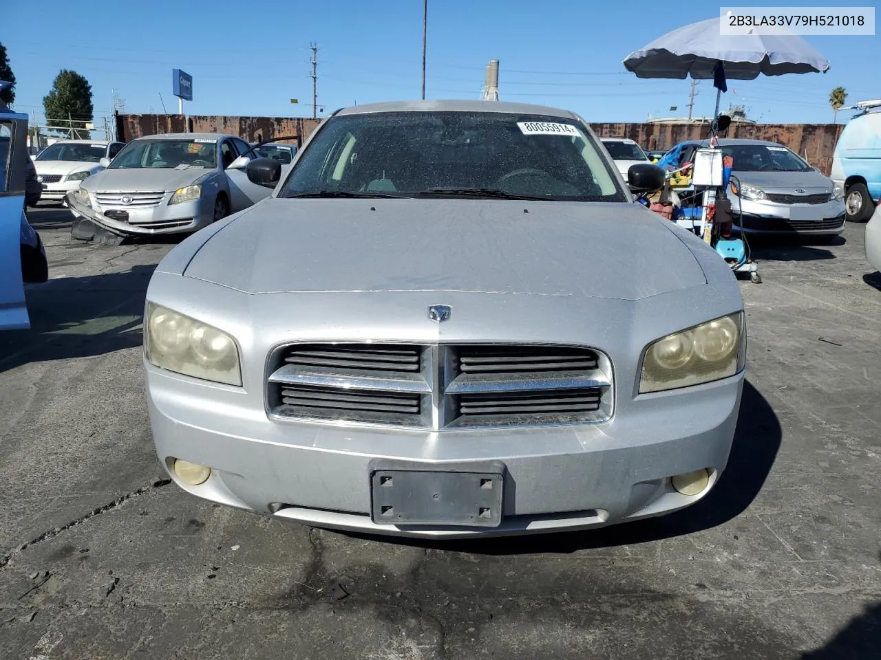 2009 Dodge Charger Sxt VIN: 2B3LA33V79H521018 Lot: 80055914