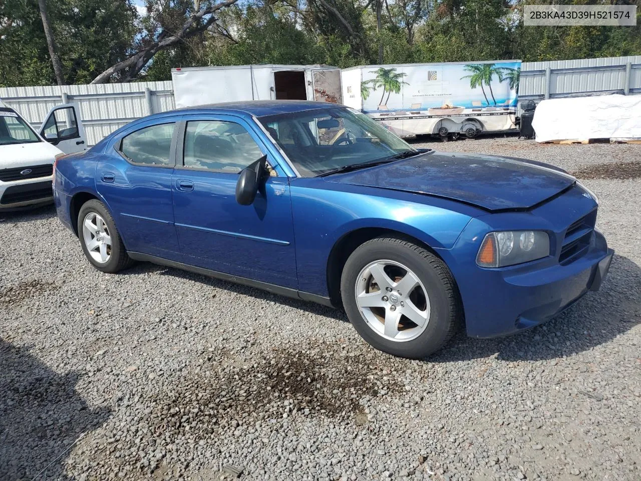 2009 Dodge Charger VIN: 2B3KA43D39H521574 Lot: 80170784