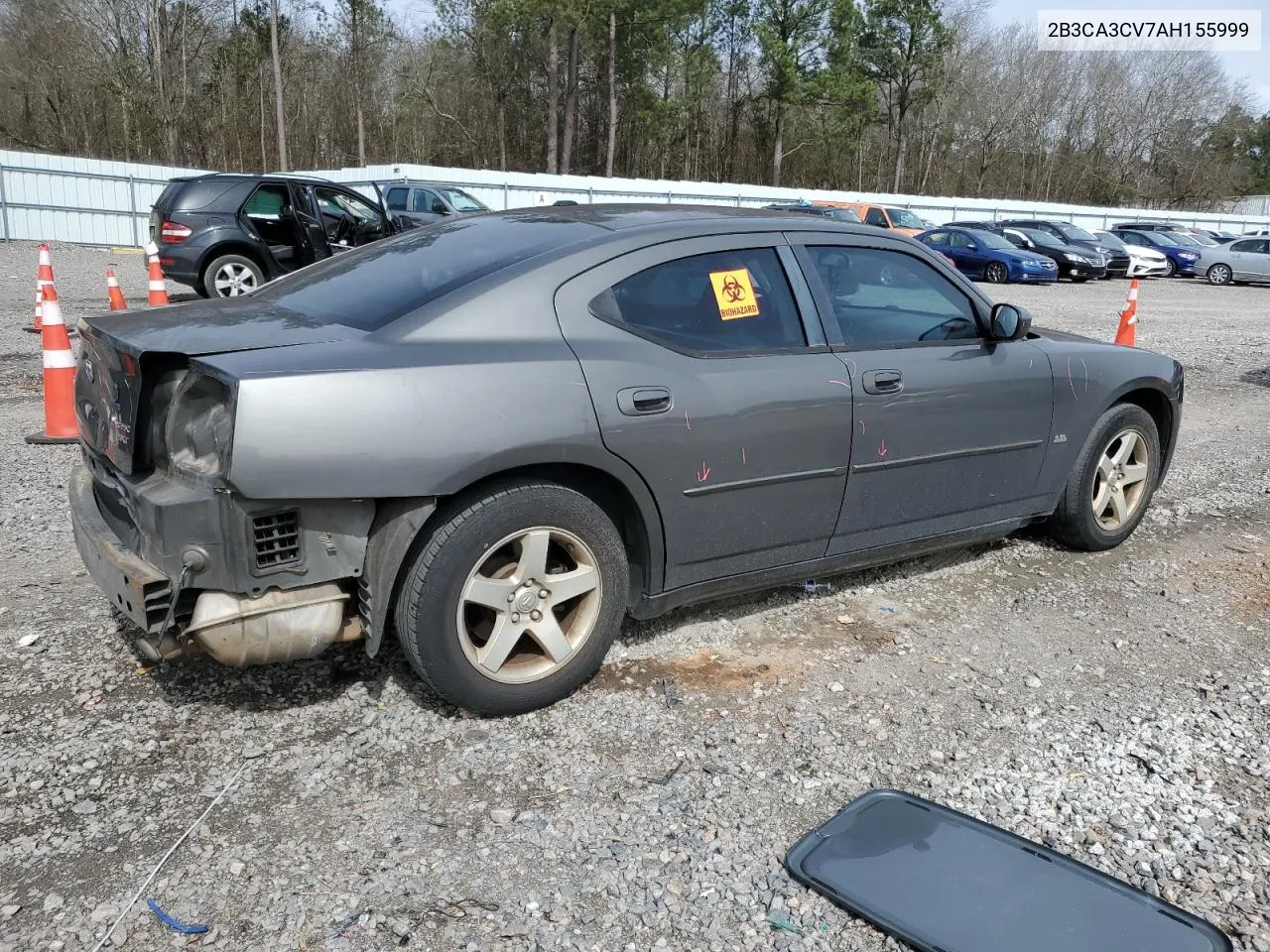 2010 Dodge Charger Sxt VIN: 2B3CA3CV7AH155999 Lot: 44374794