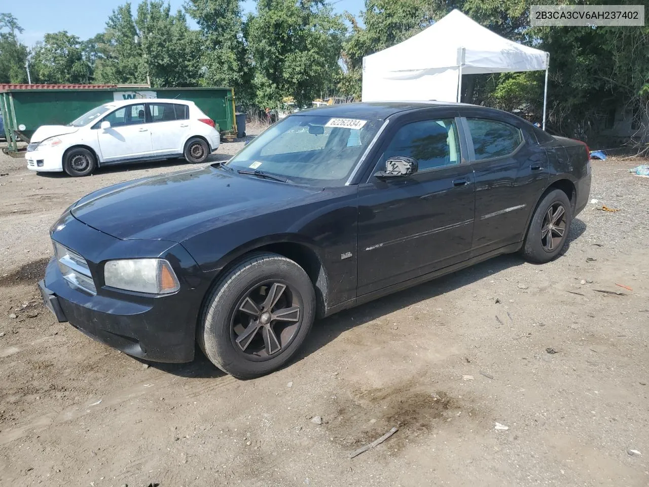 2010 Dodge Charger Sxt VIN: 2B3CA3CV6AH237402 Lot: 62262334