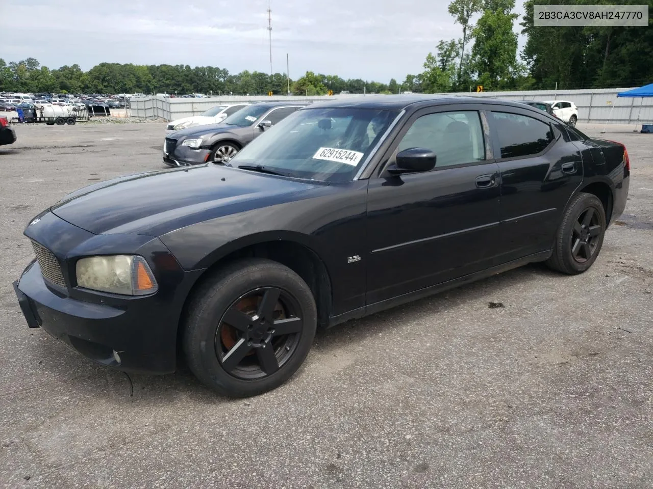 2010 Dodge Charger Sxt VIN: 2B3CA3CV8AH247770 Lot: 62915244