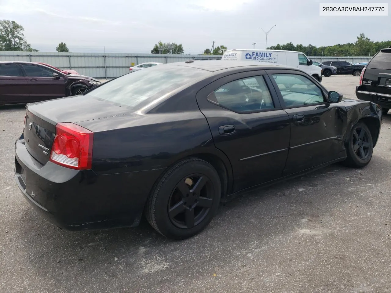 2010 Dodge Charger Sxt VIN: 2B3CA3CV8AH247770 Lot: 62915244