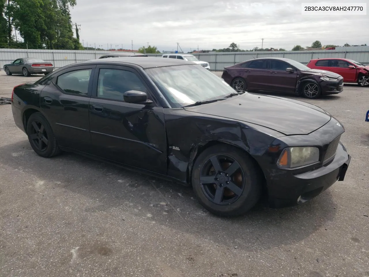 2010 Dodge Charger Sxt VIN: 2B3CA3CV8AH247770 Lot: 62915244