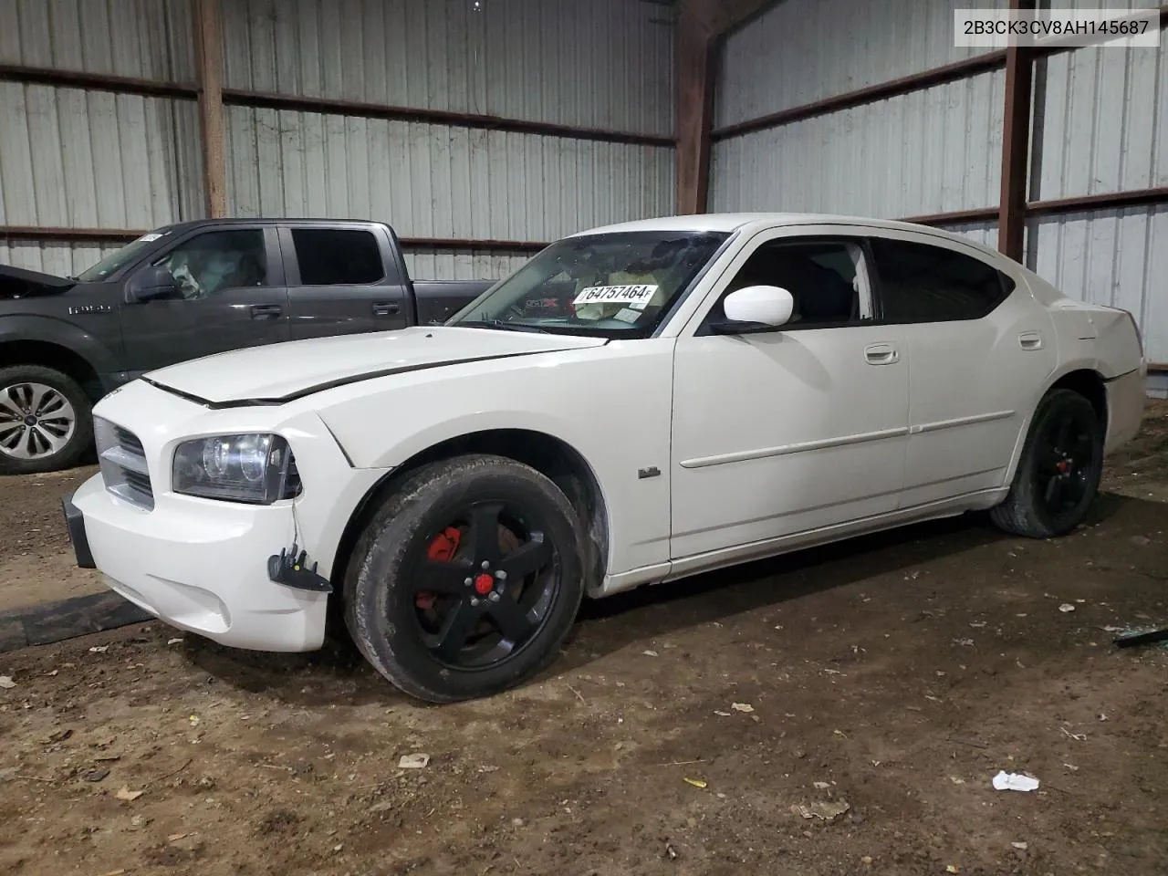 2010 Dodge Charger Sxt VIN: 2B3CK3CV8AH145687 Lot: 64757464